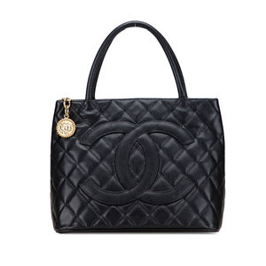 Pre-Loved Chanel Caviar Medallion Tote